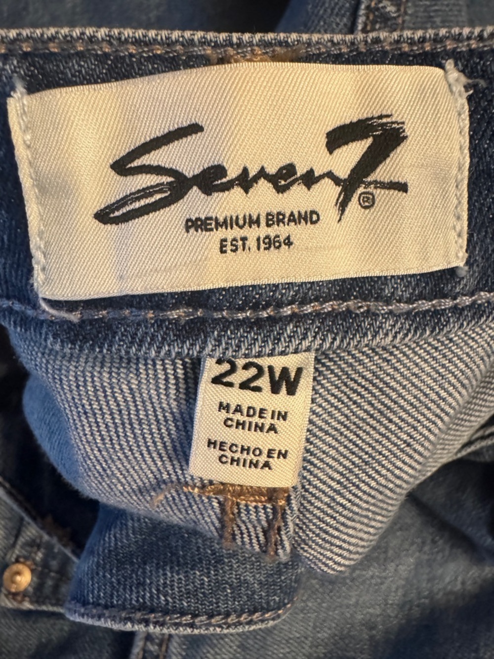 Seven7 Plus Size Straight Leg Jean - Picture 6 of 14